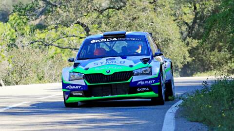 SERGI PAÑELLA - CARMEN M. PÉREZ (Skoda Fabia Rally 2) GUANYEN EL 4t RAL·LISPRINT RIUDECANYES ESCORNALBOU - 2024